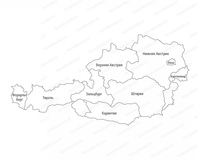 австрия на контурной карте. вена австрия на карте европы. географическая карта австрии. австрия 1945 карта. расположение австрии на карте.