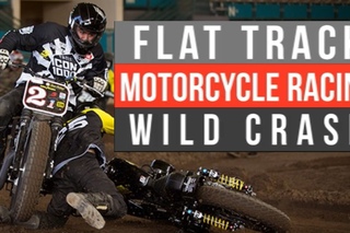 Flat Track Motorcycle Racing Crash Compilation | Wild Crash