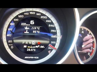 Mercedes CLS 63 AMG Acceleration Test Drive BRUTAL! 0-320 km/h 740 HP / 1100 NM by Renntech