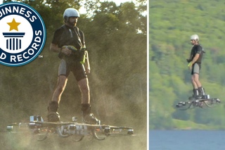 Farthest flight by hoverboard - Guinness World Records |