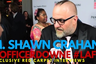 M Shawn Crahan interviewed at the World Premiere of “Officer Downe“ Los Angeles Film Festival #LAFF