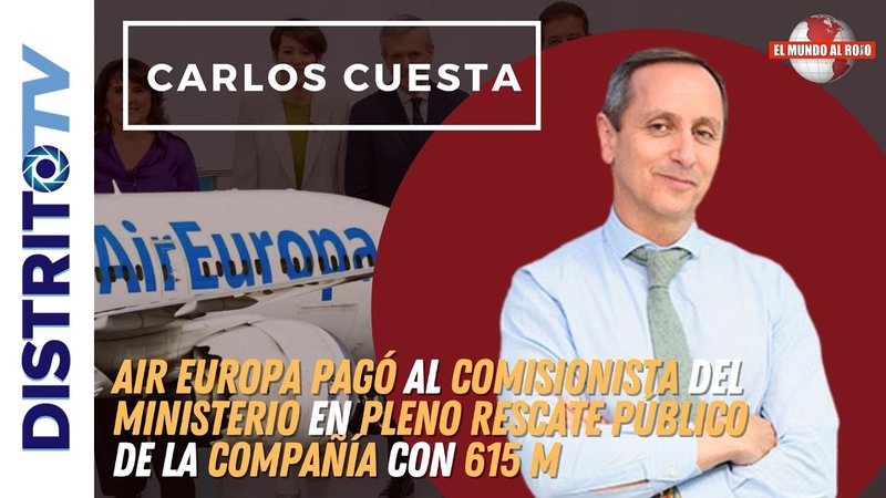 CARLOS CUESTA GLOBALIA impulsó la carrera BEGOÑ A GÓ MEZ antes del RESCATE de SÁ NCHEZ a AIR