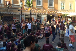 Sahaja Yoga Flashmob - Klagenfurt, Austria - 2015-07-17
