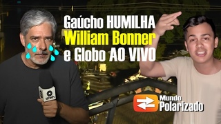 Gacho HUMILHA William Bonner e escancara a hipocrisia da Globo ao vivo
