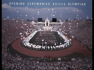 Los Angeles 1984 Olympic Opening Ceremony Broadcast  #84SummerOlympicsLA