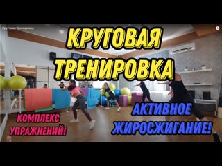 Круговая Тренировка - комплекс упражнений на жиросжигание! #круговаятренировка #тренировкаонлайн