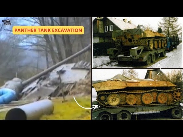 PANTHER TANK EXCAVATION CZARNA NIDA POLAND