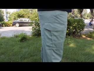 OEM Ripstop Cargo Work Pants Polyester Cotton With Zippers
