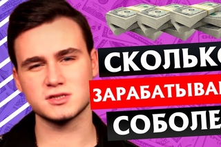 СКОЛЬКО ЗАРАБАТЫВАЕТ СОБОЛЕВ. В ЦИФРАХ