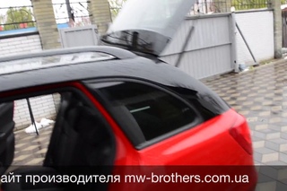 Авточехлы для Skoda Fabia, чехлы серии Leather Style (Арпатек+Алькантара)