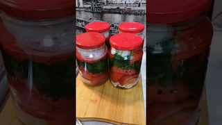 Салат из помидоры, лука, петрушки на зиму#заготовкиназиму#консервация#заготовки#