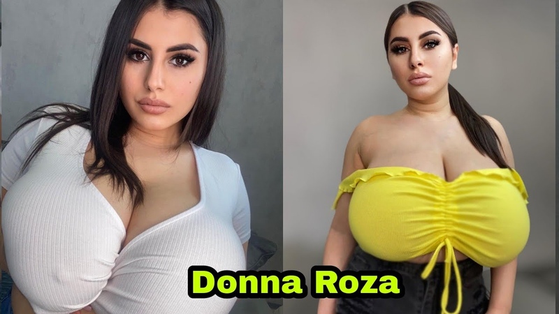 Curvy Model Donna Roza, Russian Plus Size Gorgeous Fashion Model, Age Biography