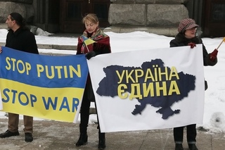 Мітинг у Софії  на підтримку України Stop Putin! Stop war!   20170121