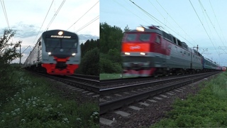 Электропоезд ЭД4М-0468 ЦППК, электровоз ЧС7-093