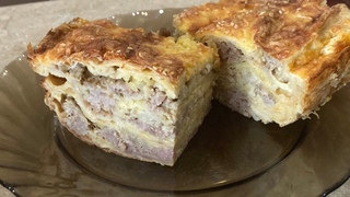 ФАРШ и ЛАВАШ получается Невероятная ВКУСНЯТИНА! Пирог БЕЗ ВОЗНИ