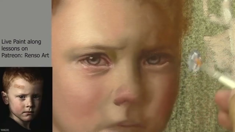 Alla prima Oil painting from group class in Patreon Sundays
