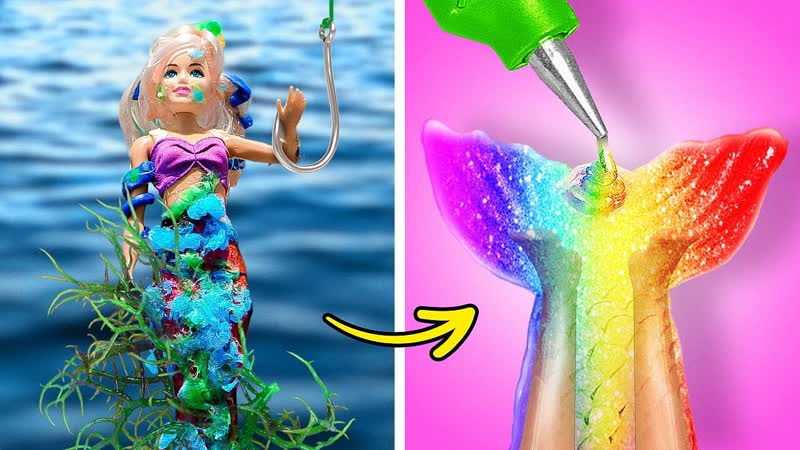 Amazing Mermaid Doll Crafts Cool Barbie DIYs To Boost Your