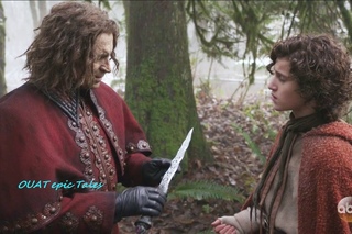 Once Upon A Time 6x13 Rumple Gives Dagger to Baelfire Season 6 Episode 13
