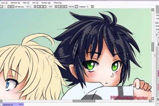 Seraph of the end - Yu ♥ Mika - Owari no Serap [Speed Paint] SAI