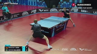 Benedikt Duda vs Anton Kallberg | MS R32 | WTT Contender Antalya 2023
