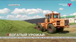 В Исетском районе аграрии завершают уборку люцерны