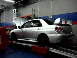 Dyno-Comp Tuned Subaru Impreza WRX STi 2004 on E85 (430 awhp, 27psi)