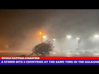 Nevrijeme u Sloveniji danas | Balkans Disasters | Storm in Slovenia, Croatia, Bosnia & Serbia today