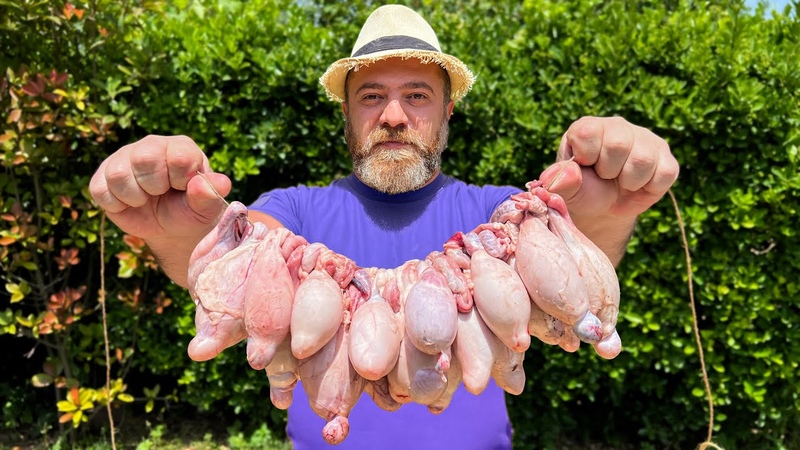 Fried Lamb Testicles Of A Young Lamb Meat Delicacy for the
