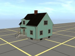 Visby villa 1 Turkos