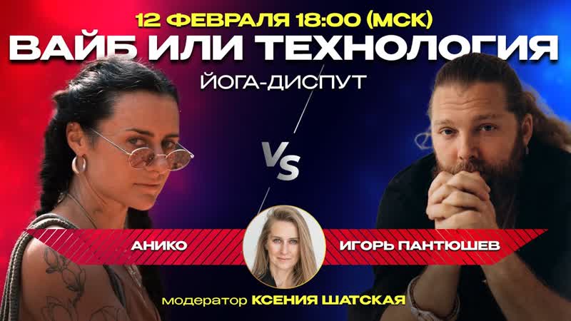 Диспут Вайб или технология с Анико и Игорем Пантюшевым,