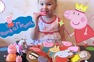 Свинка Пеппа Peppa Pig Toys игрушки пряники Алиса хрюкает распаковка Пеппы и друзей Ма...
