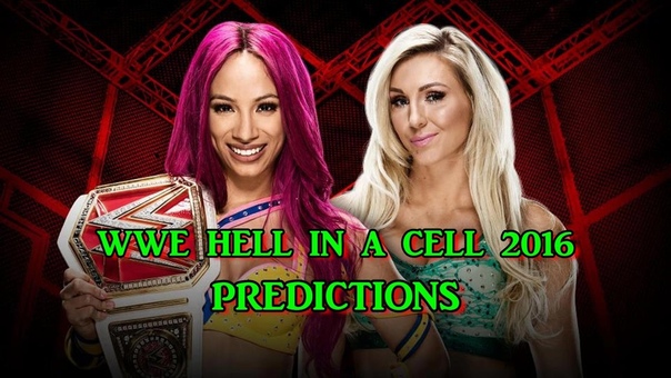 WWE Hell In A Cell 2016 Raw Womens Championship Sasha Banks vs. Charlotte ( Hell in a Cell) WWE2