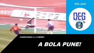 Grêmio deixa escapar vitória porque o Duas Tartarugas não consegue chegar na bola