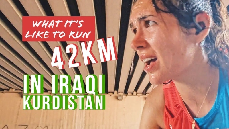 Eva zu Beck I RAN MY 1 ST MARATHON IN IRAQI
