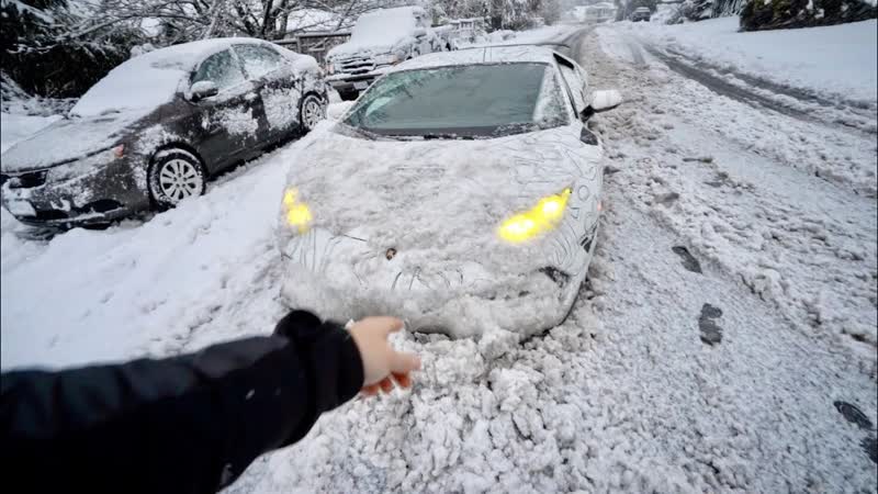 Supercharged Lamborghini SNOW