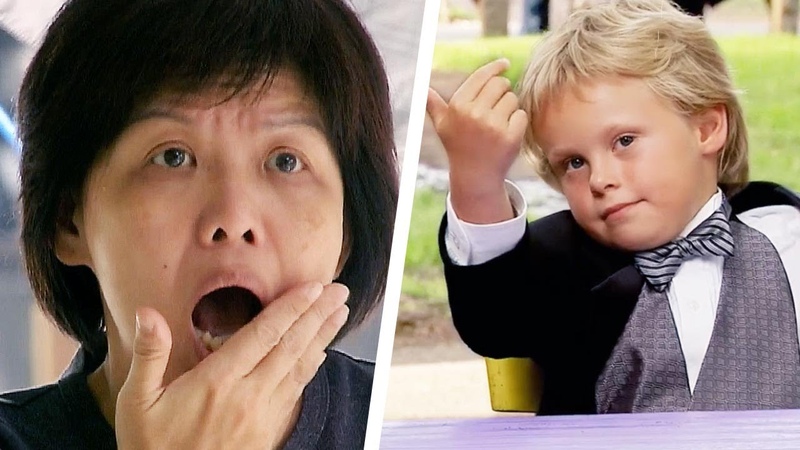 Little Boy Hits On Grown Women , Just for Laughs