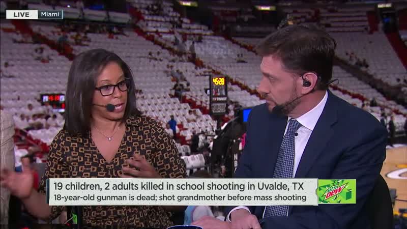 Lisa Salters consumed by sadness following Uvalde, Texas school shooting, NBA