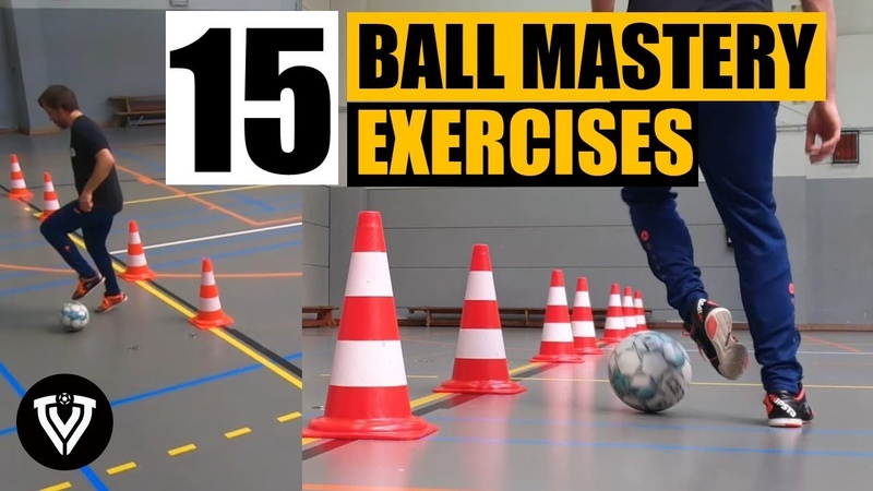 15 Ball Mastery Exercises, Football Soccer Homework, U9 U10 U11