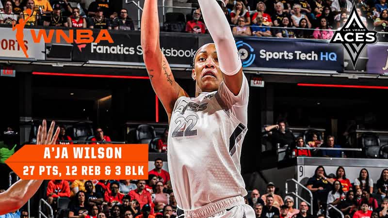 Aja Wilson breaks the WNBA single season scoring record vs. Caitlin Clark , WNBA