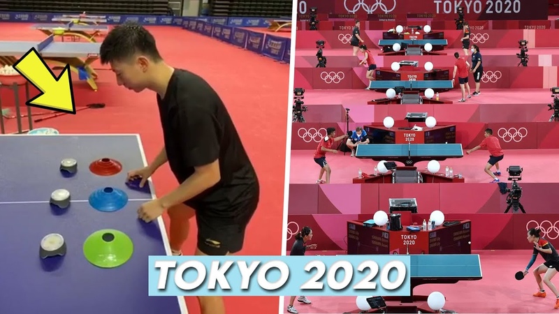 Best of Pro Table Tennis Players Training at Tokyo 2020
