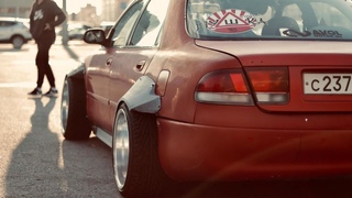 УСТАНОВКА расширения WIDEBODY на Mazda 626 GE и ПЕРВЫЙ ВЫЕЗД