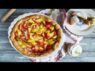 ТАКОЙ КРАСИВЫЙ!  Песочный пирог с желе  ДАЖЕ ЕСТЬ ЖАЛКО!