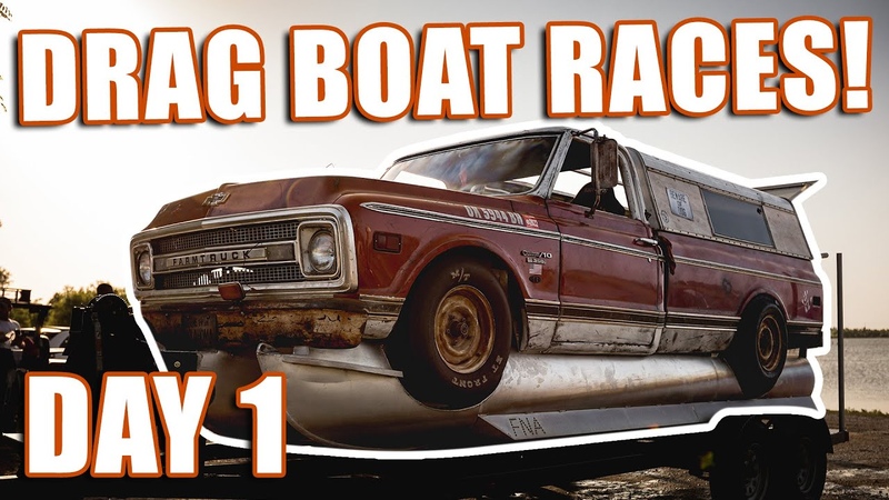The FARMBOAT at Smoke on the Water Drag Boat Races DAY
