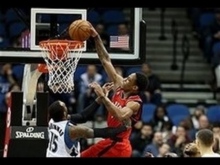 DeMar DeRozan Throws it Down on Shabazz Muhammad