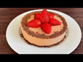 Schokoladen-Cheesecake ohne Backen. Ein einfaches Rezept!