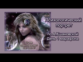 Марафон Психологический  Портрет День 1