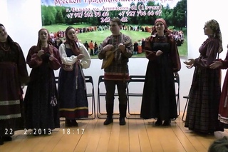 Фольклорный ансамбль Вечора - Концерт 22 февраля 2013