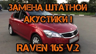 Замена штатных динамиков в Kia Ceed на Raven 165 V.2