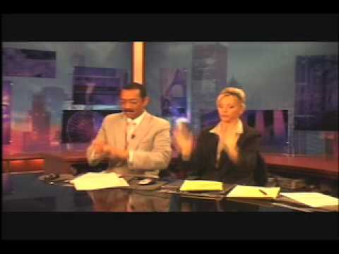 What News Anchors Do During Commercial Breaks w,