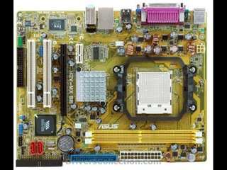 Ремонт материнской платы Asus M2V-MX. Две неисправности
